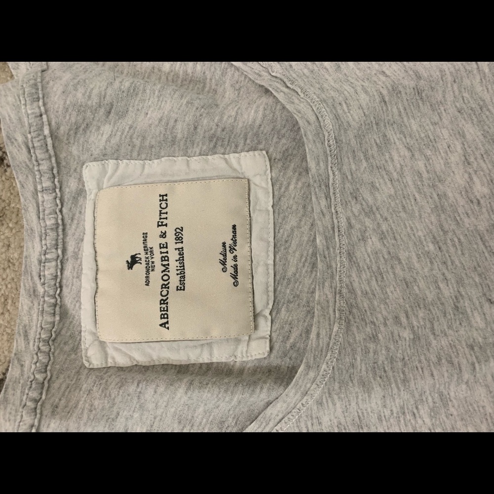 SOLD *** Abercrombie & Fitch Medium Gray Shirt - Picture 3 of 8